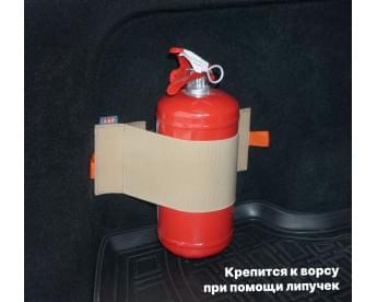 Багажный ремень "Maxi" (Макси) для огнетушителя. Для ворса. Цвет: бежевый.