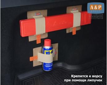 Багажные ремни "Вертикаль-Мини" для ворса. Комплект из 3-х штук. Цвет: бежевый.