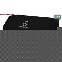 Органайзер-саквояж "Союз Премиум" в багажник Mercedes (Мерседес), размер XXL. Цвет: черный с черной прострочкой Соты.