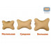 Подушка-косточка автомобильная под шею. Большая. Рогожка. 