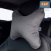 Подушка-косточка автомобильная под шею. Большая. Велюр. 