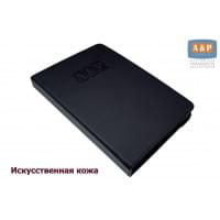 Папка для сервисной книжки и автодокументов "Престиж". Формат А5. Искусственная кожа. Цвет: черный.